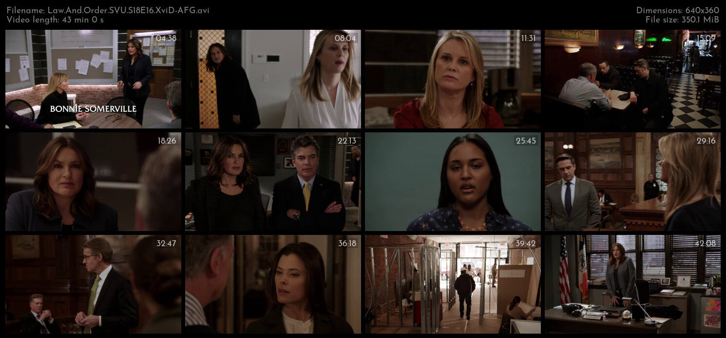 Law And Order SVU S18E16 XviD AFG TGx