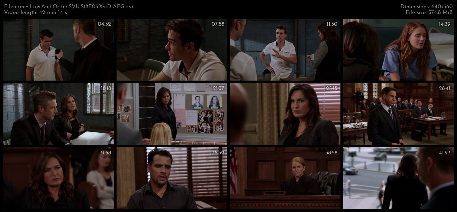 Law And Order SVU S18E05 XviD AFG TGx