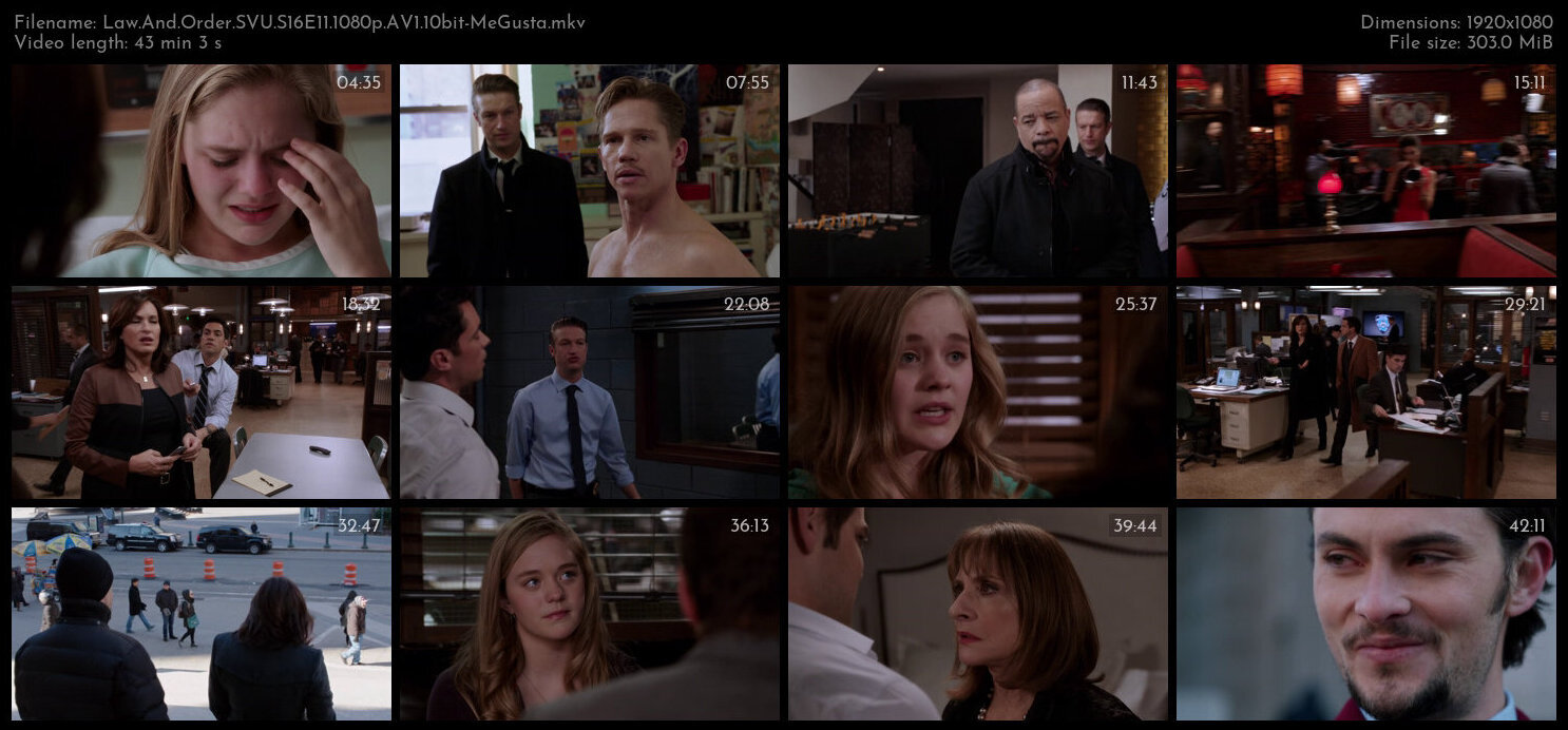 Law And Order SVU S16E11 1080p AV1 10bit MeGusta TGx