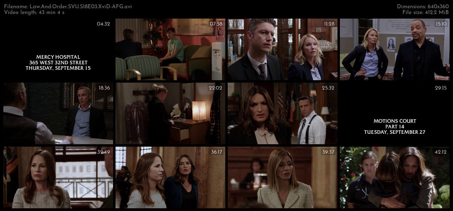 Law And Order SVU S18E03 XviD AFG TGx