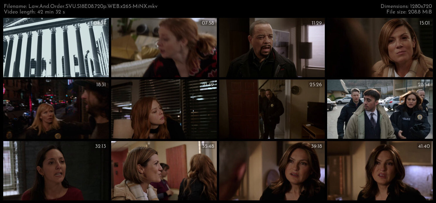 Law And Order SVU S18E08 720p WEB x265 MiNX TGx