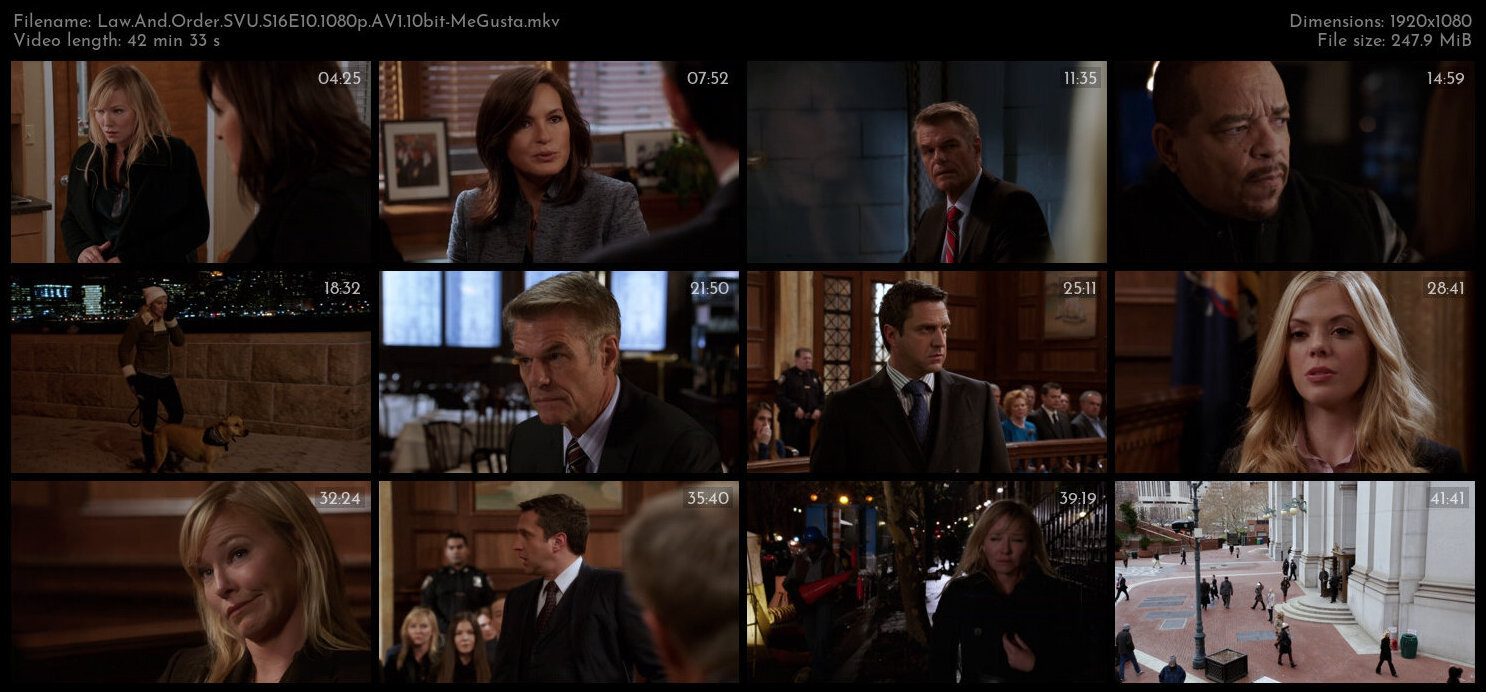 Law And Order SVU S16E10 1080p AV1 10bit MeGusta TGx