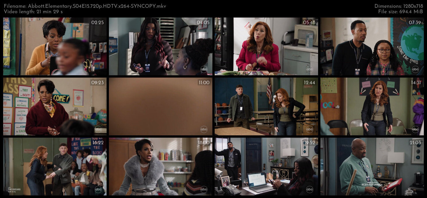 Abbott Elementary S04E15 720p HDTV x264 SYNCOPY TGx