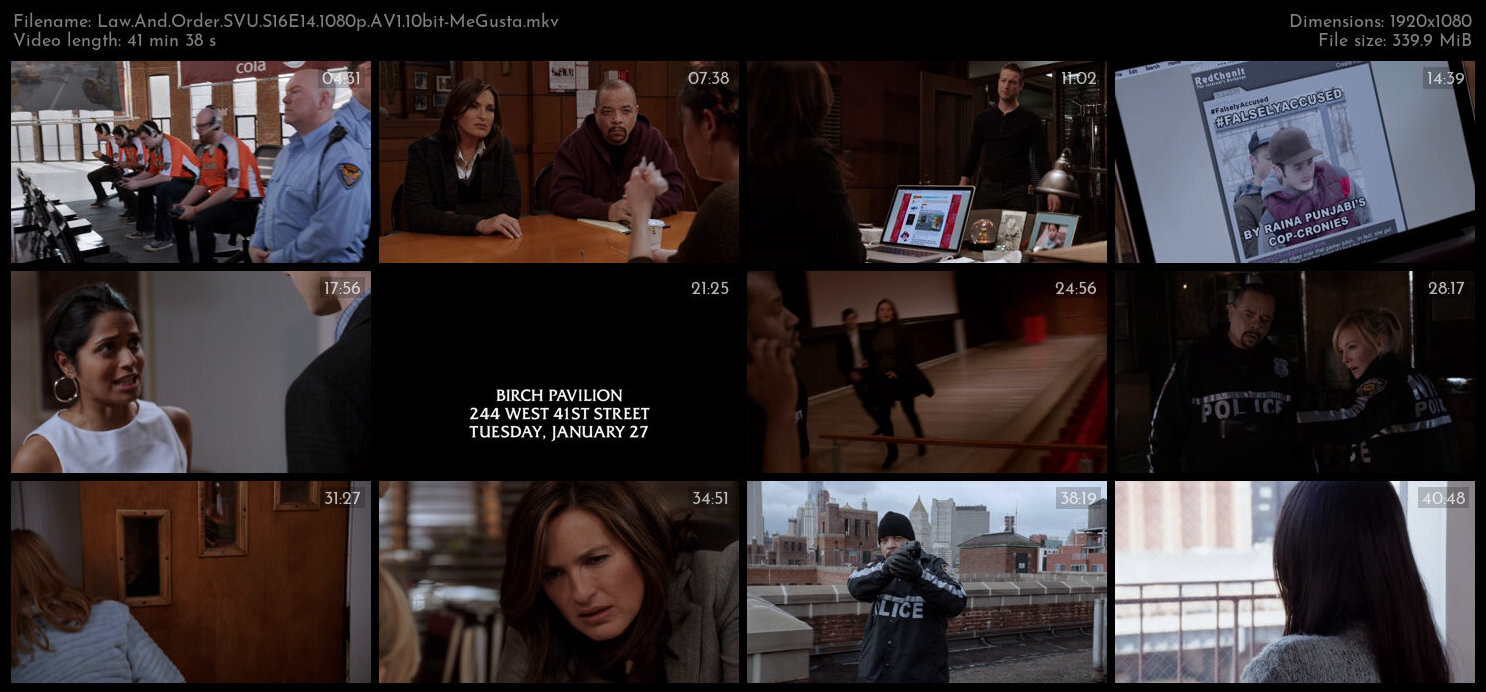 Law And Order SVU S16E14 1080p AV1 10bit MeGusta TGx