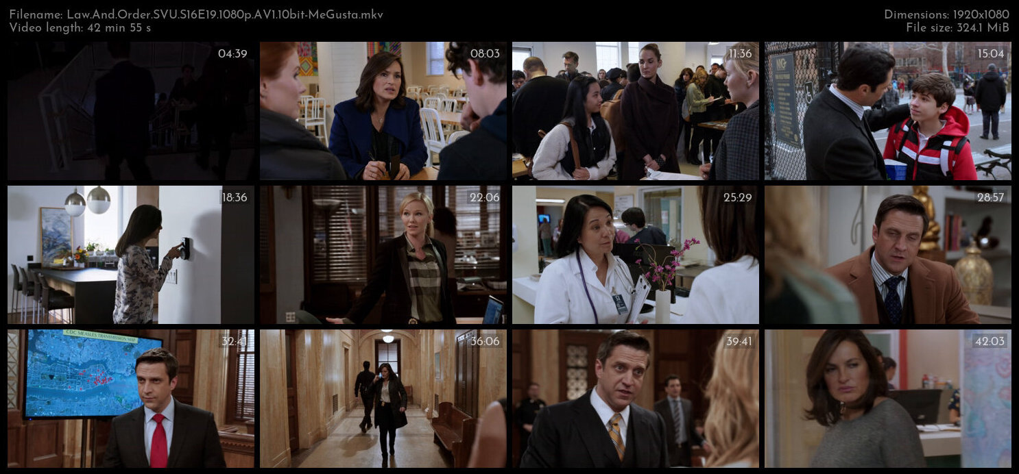 Law And Order SVU S16E19 1080p AV1 10bit MeGusta TGx