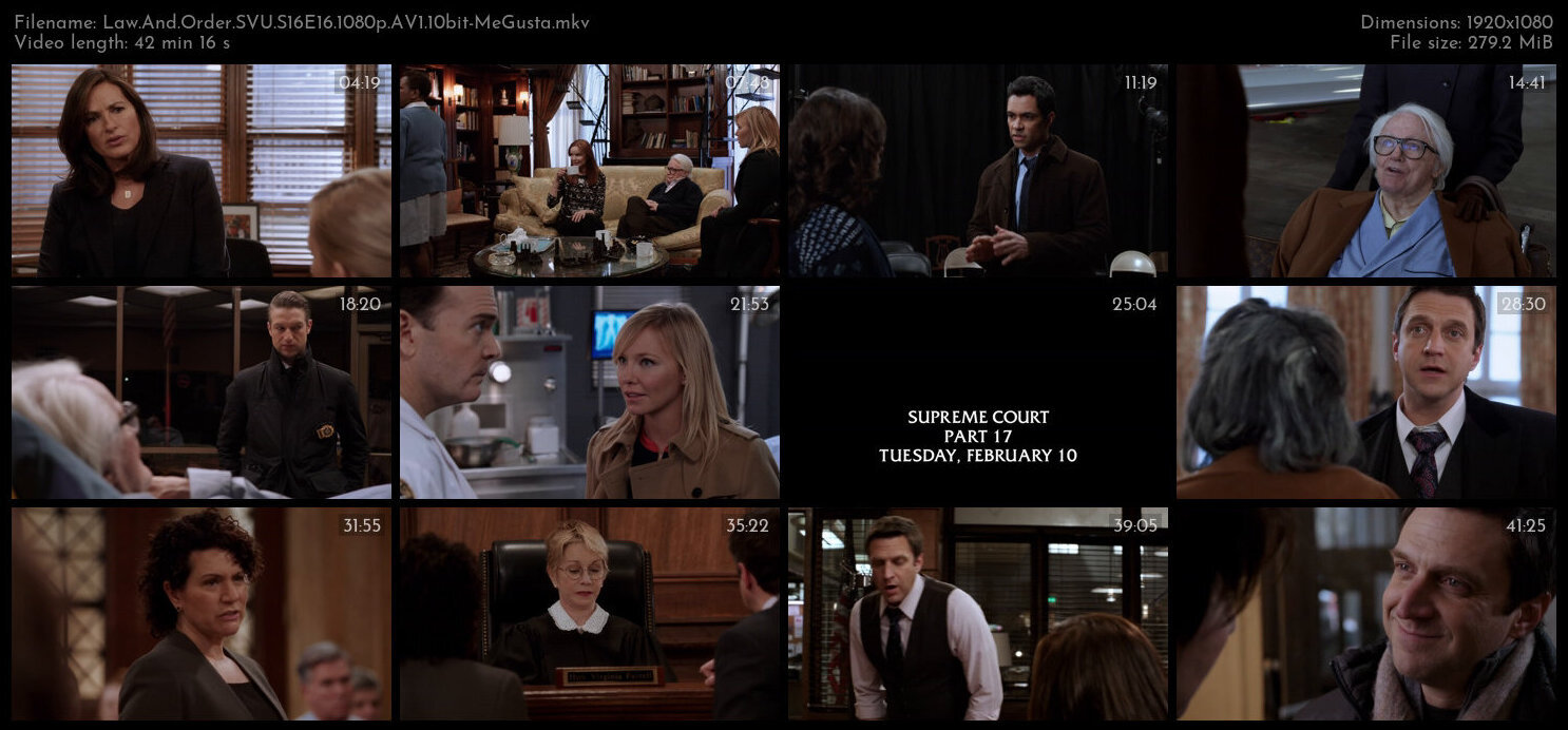 Law And Order SVU S16E16 1080p AV1 10bit MeGusta TGx