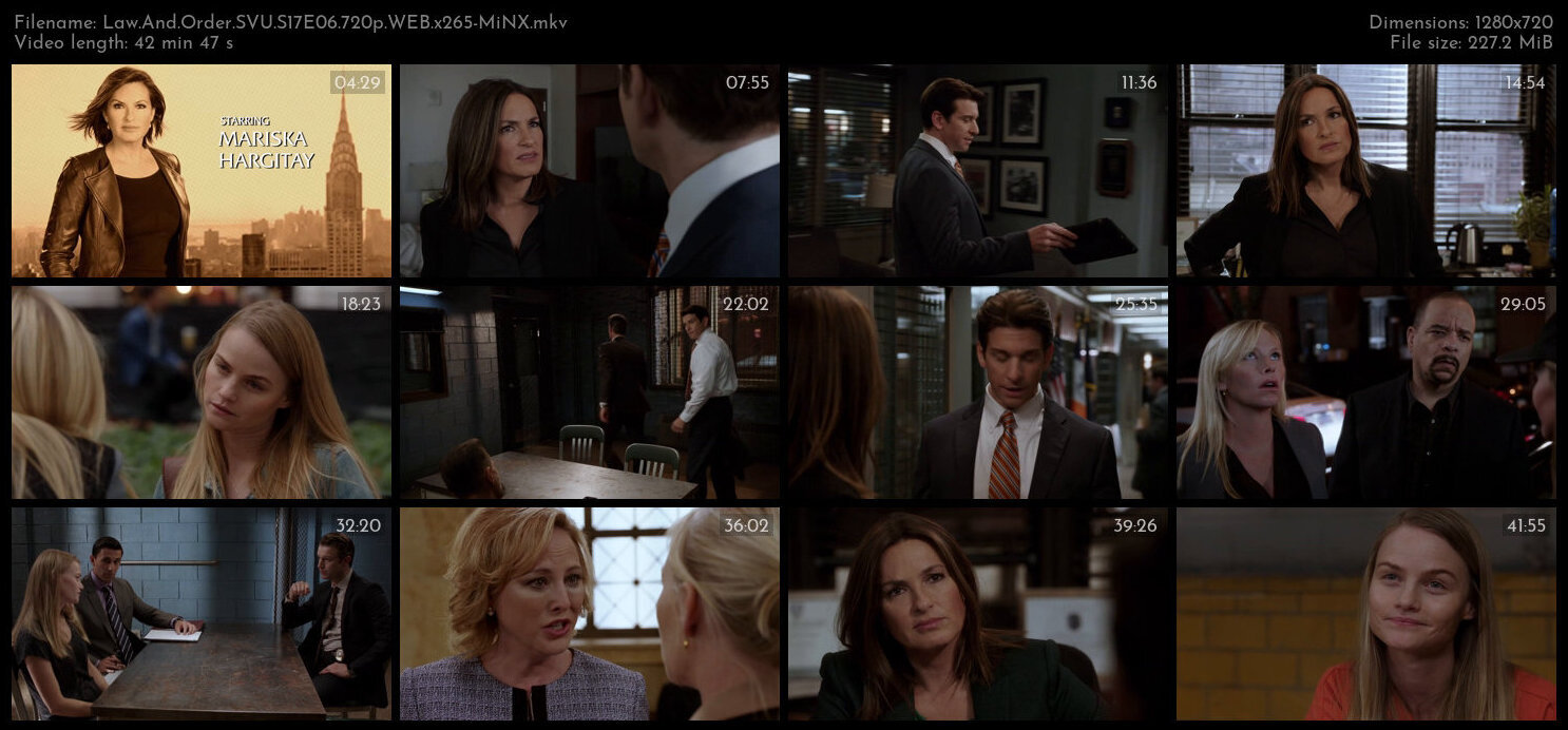 Law And Order SVU S17E06 720p WEB x265 MiNX TGx