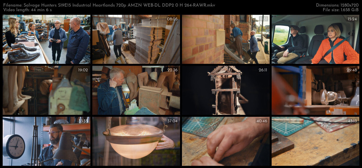 Salvage Hunters S19E15 Industrial Heartlands 720p AMZN WEB DL DDP2 0 H 264 RAWR TGx