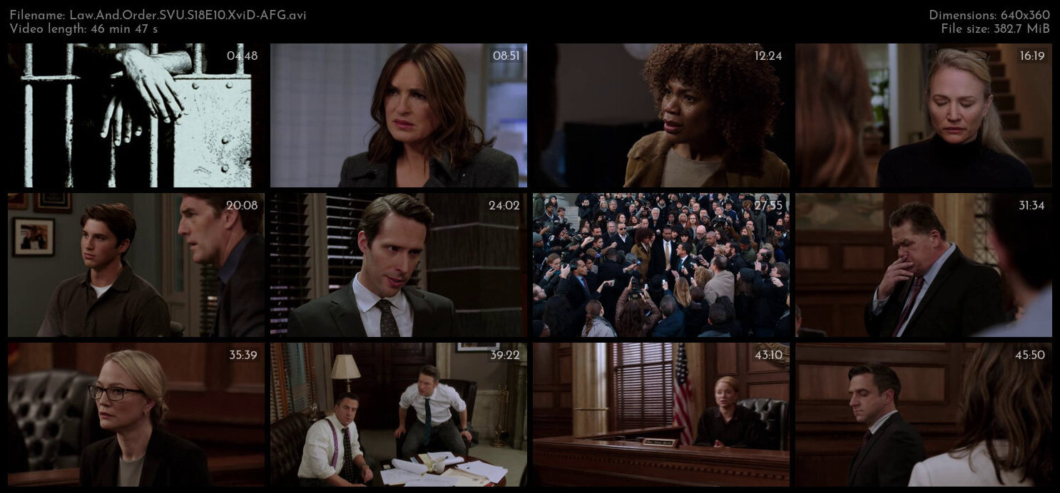 Law And Order SVU S18E10 XviD AFG TGx