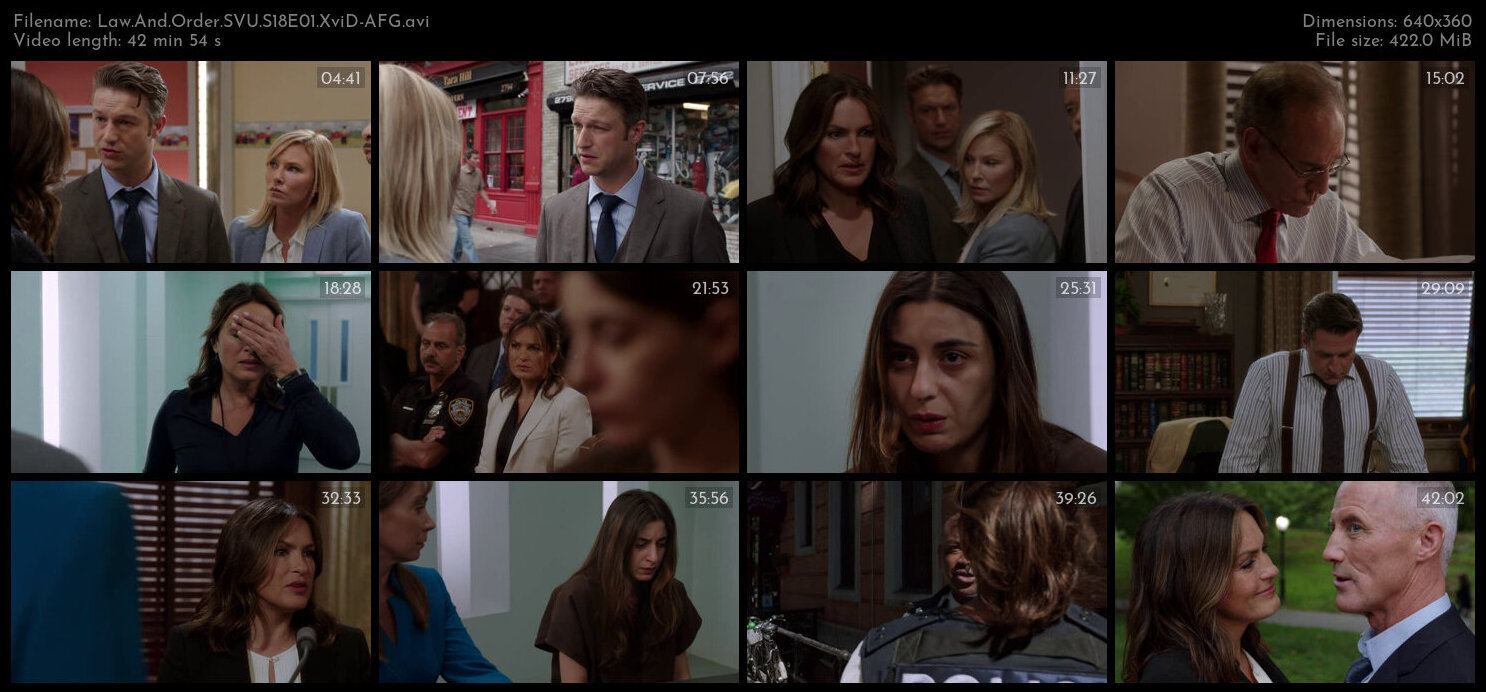 Law And Order SVU S18E01 XviD AFG TGx