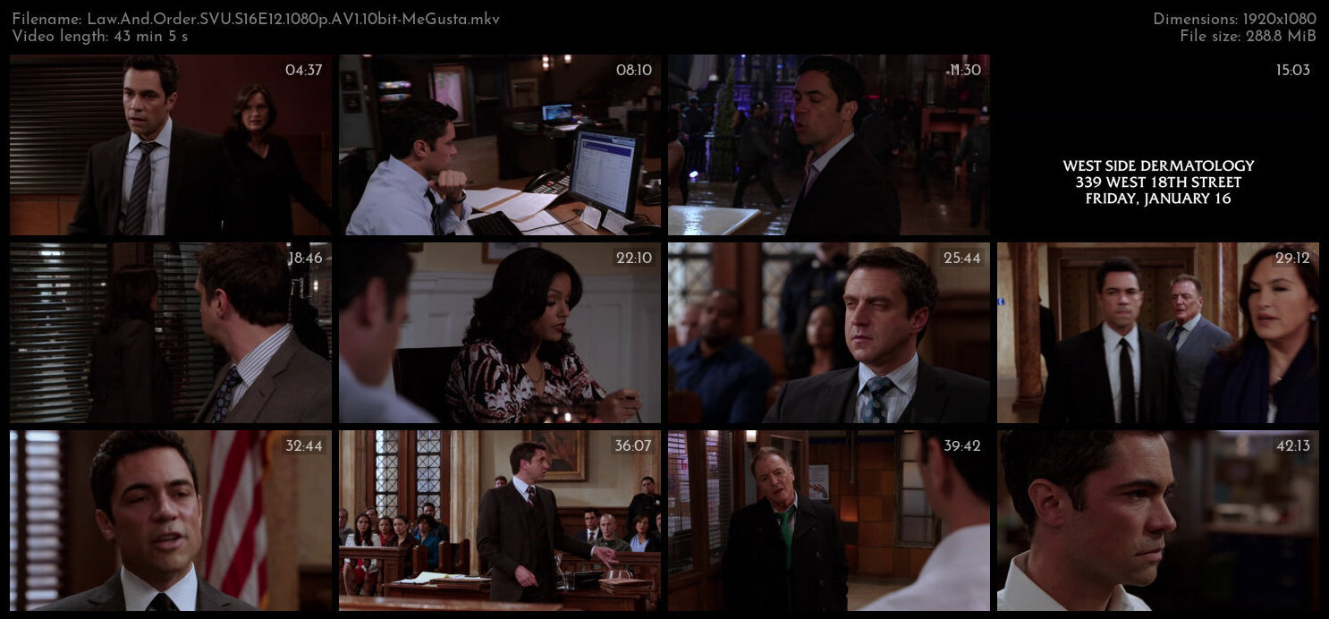 Law And Order SVU S16E12 1080p AV1 10bit MeGusta TGx